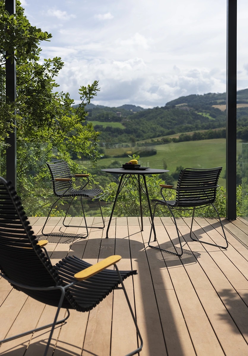 Click karmstol svart