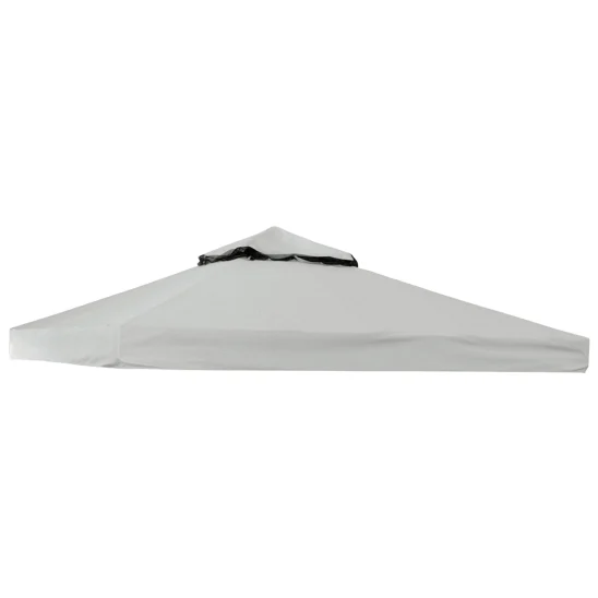 Luxor paviljongtak ljusgrå 300x300 cm