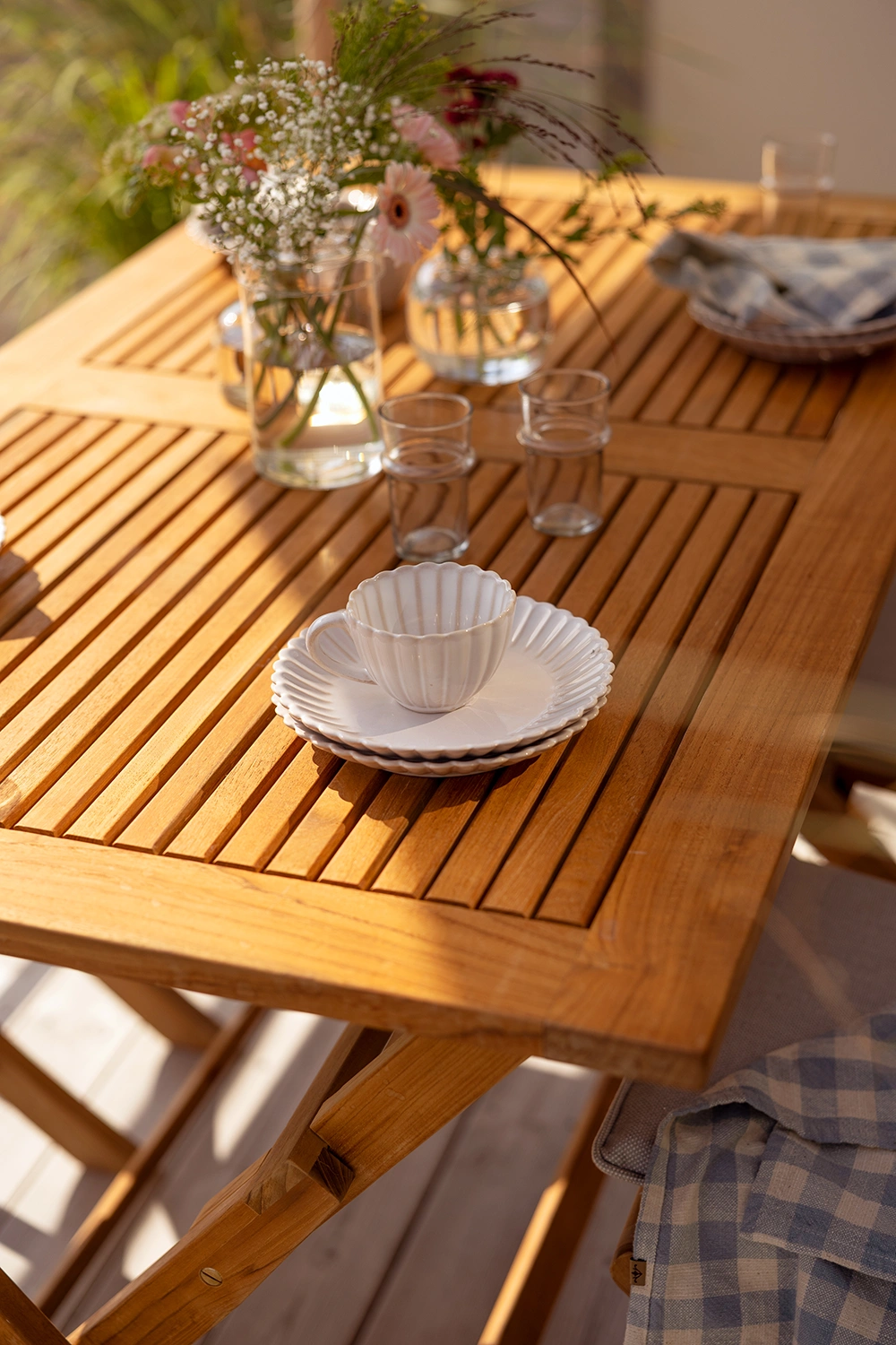 Turin bord teak 140x80 cm