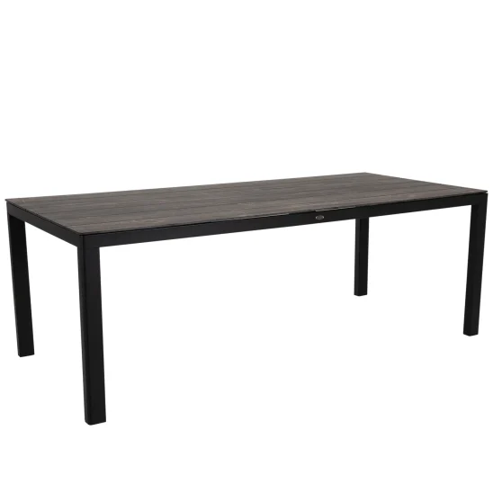 Rodez matbord svart 209×95 cm