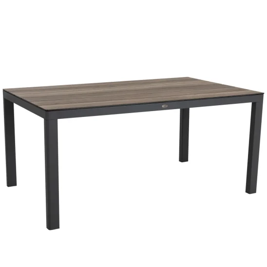 Rodez matbord svart 160×95 cm