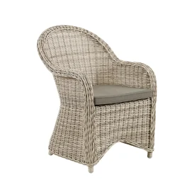 Paulina fåtölj beige inkl. beige dyna