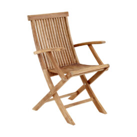 Turin karmstol teak