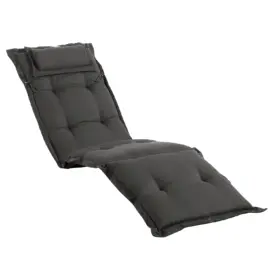 Canyon däckstolsdyna - antracitgrå, B52 cm