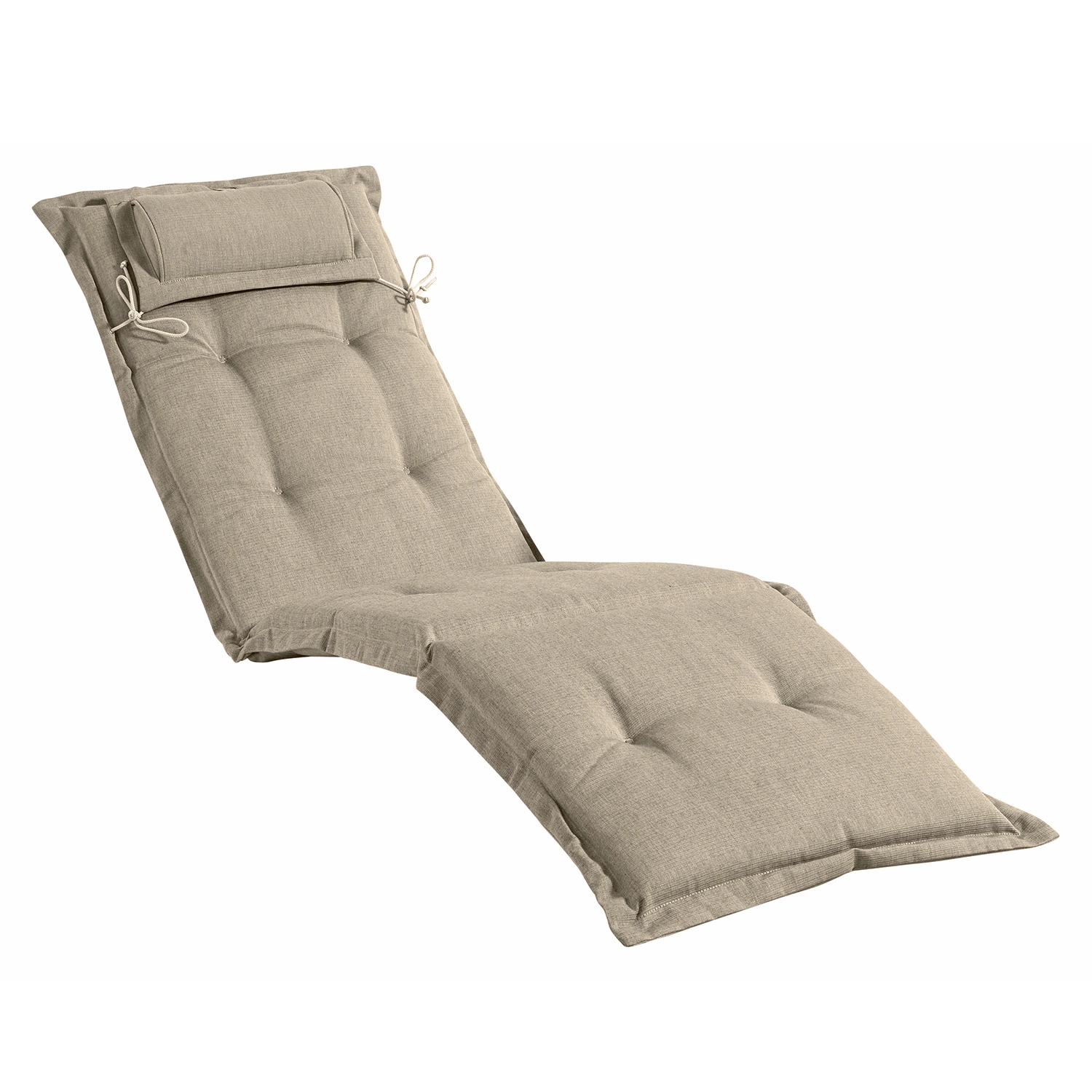 Fritab Canyon Däckstolsdyna beige strukturdralon 52 cm bred