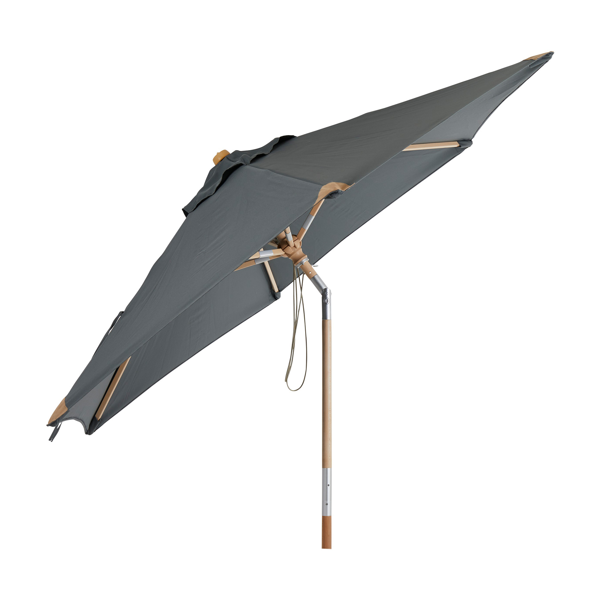 Trieste parasoll grå Ø250 cm