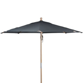 Reggio träparasoll i grått från Brafab.