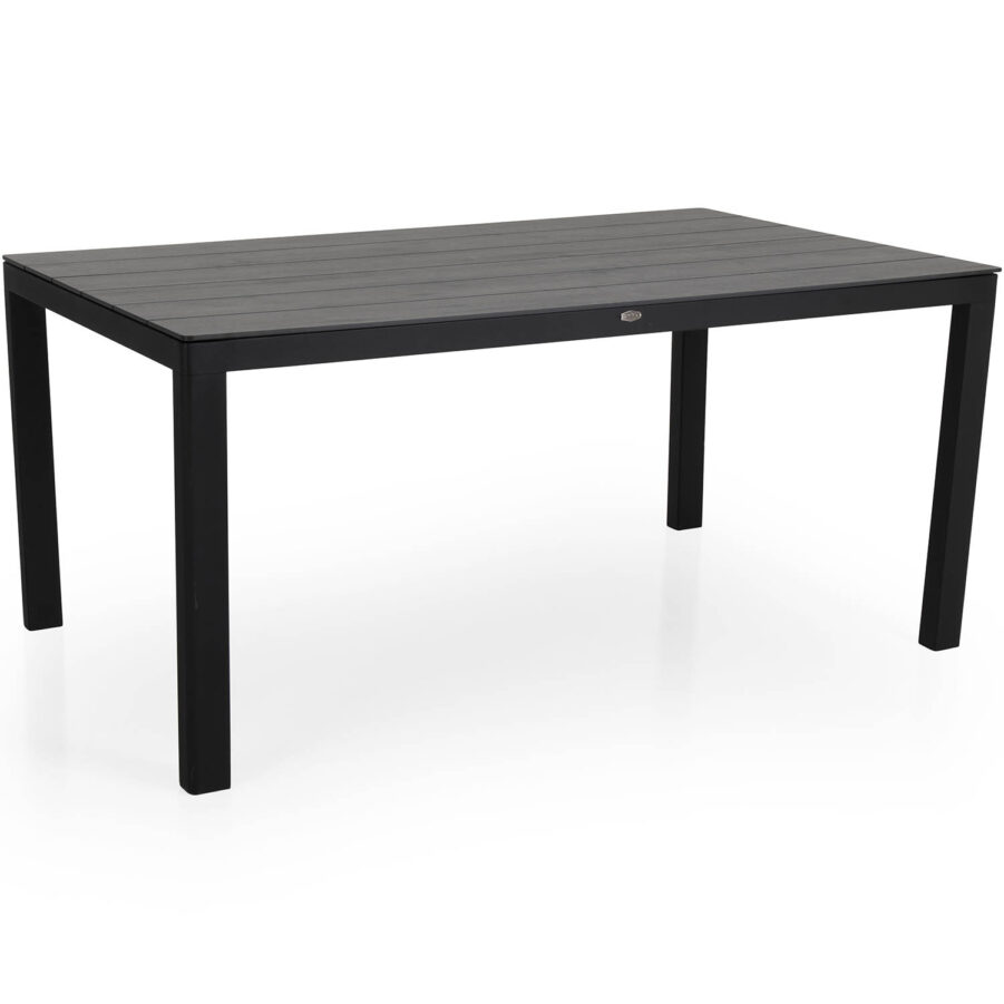 Rodez matbord i svart med grå bordsskiva.