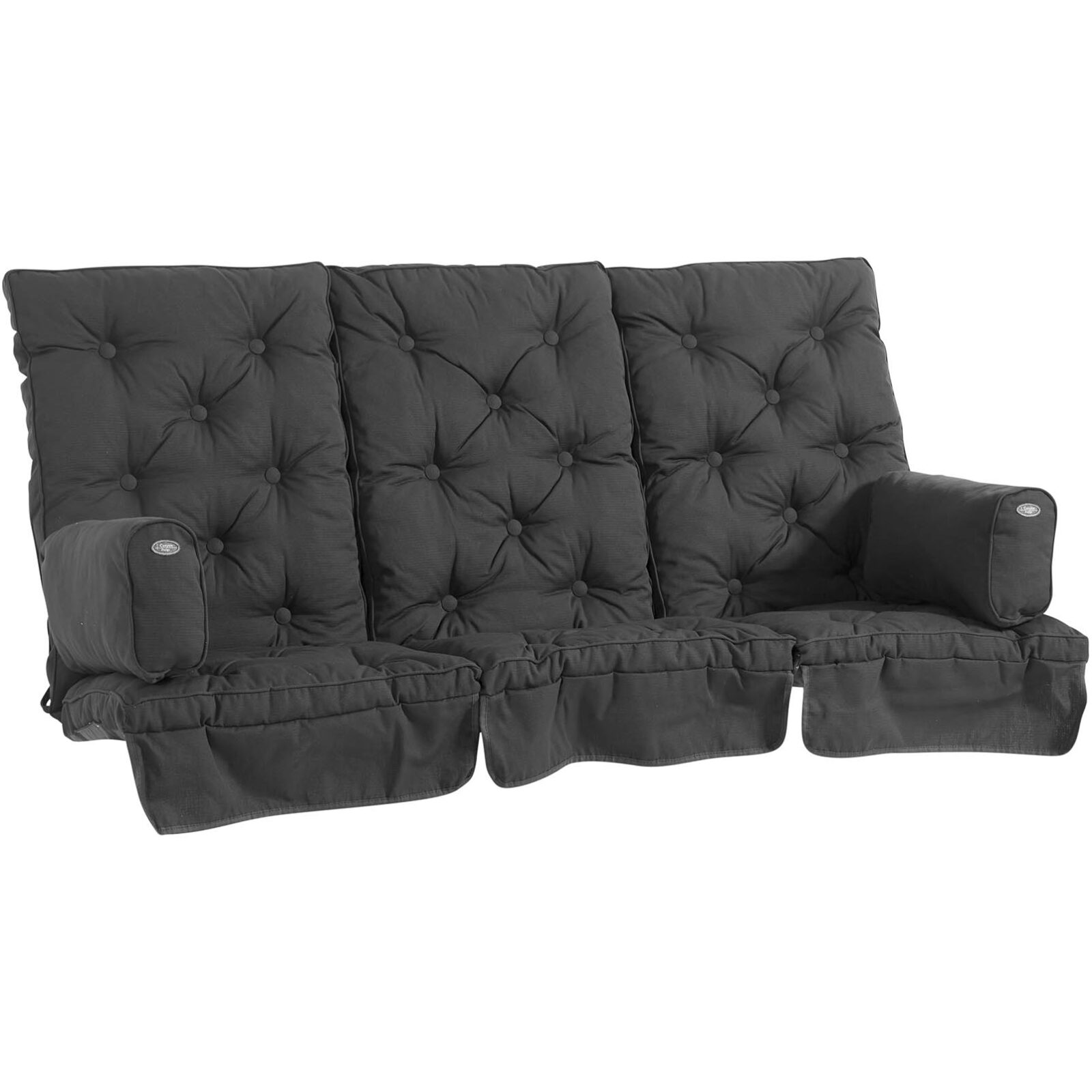 Canyon hammockdynor hög rygg - svart strukturdralon