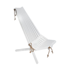 Ecochair original vilstol Björk vitmålad