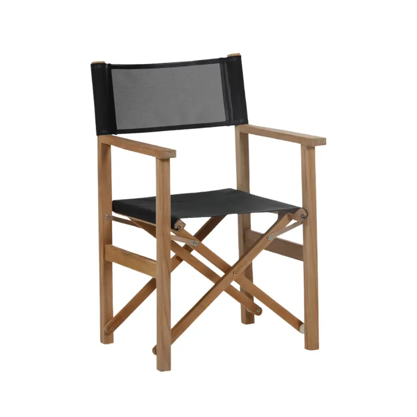 Drama regissörsstol teak/svart