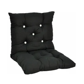 Flockdyna Låg svart dralon, 56 cm