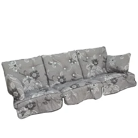 Hammockdynor låg rygg bomull - flower