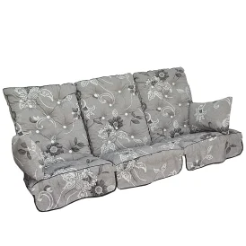 Hammockdynor hög rygg bomull - flower