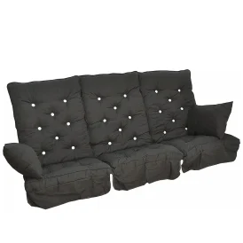 Hammockdynor hög rygg dralon - svart