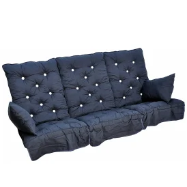 Hammockdynor hög rygg dralon - blå