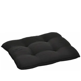 Laos sittdyna svart dralon 42×45 cm