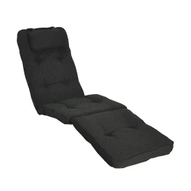 Woodline Däckstolsdyna svart dralon, B50 cm