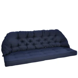 Sabina/Panama 3-sits soffdyna blå dralon