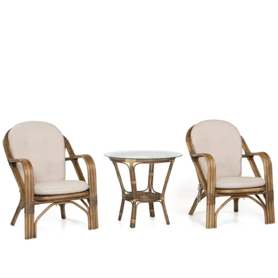 Lotta/Maria rottinggrupp brun/canvas