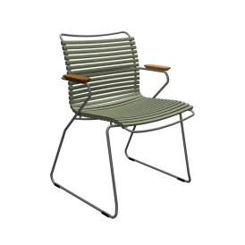 Click karmstol olivgrön