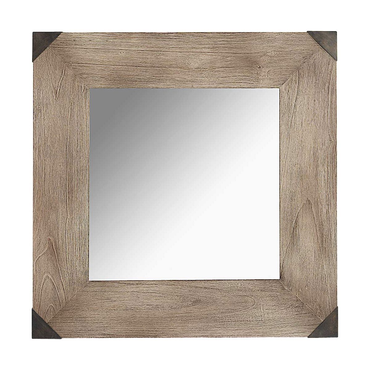 Vintage spegel i kvadratiskt format från Artwood.