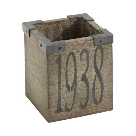 Besticklåda i Vintagefärgad Java Oak.