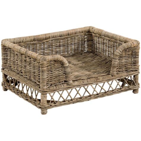 Hundkorg i rotting grey lacak från Artwood