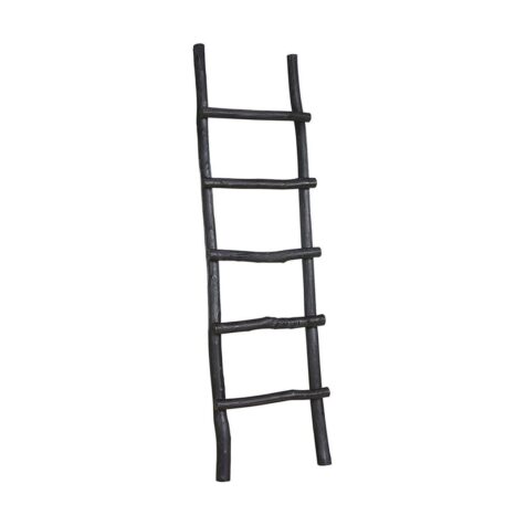 Svart stege "Ladder" från Artwood, tillverkad i Creekwood.