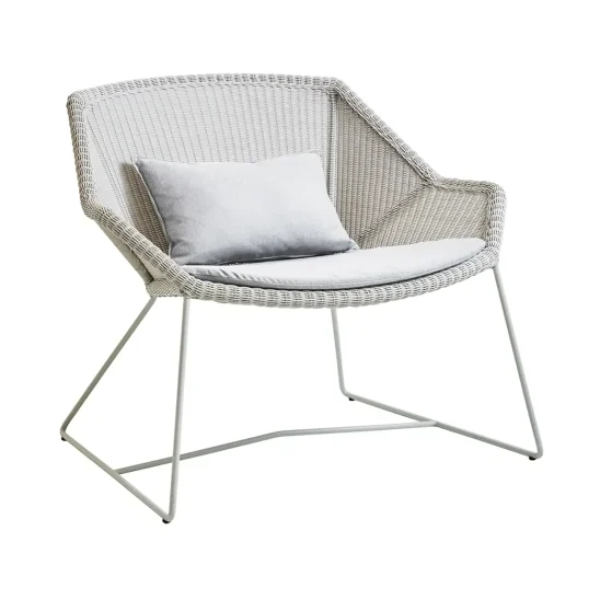 Breeze loungefåtölj vitgrå