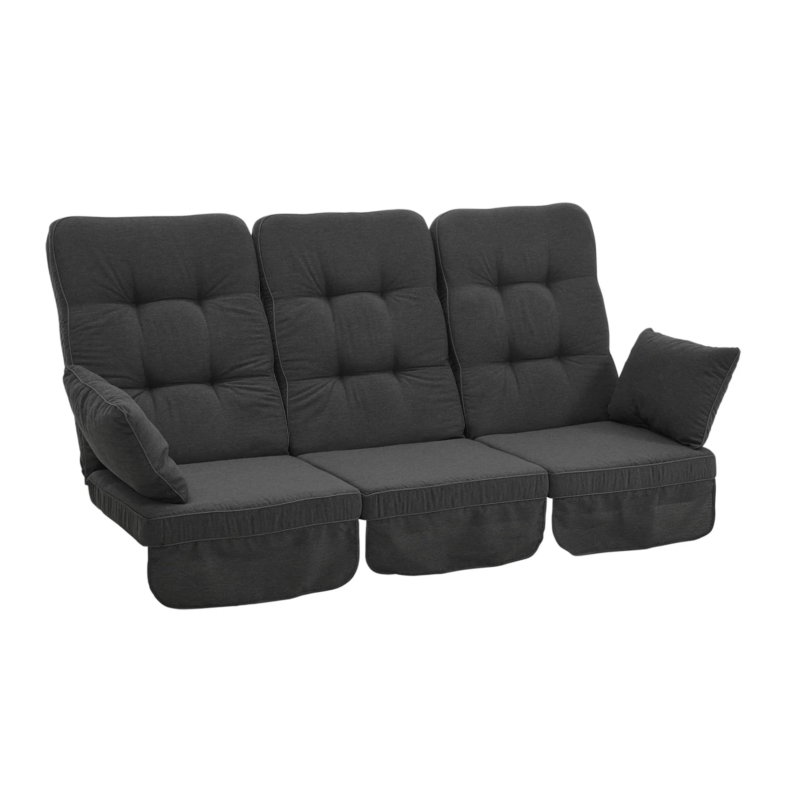 Softa Delux hammockdynor hög rygg - mörk antracit bomull/polyester