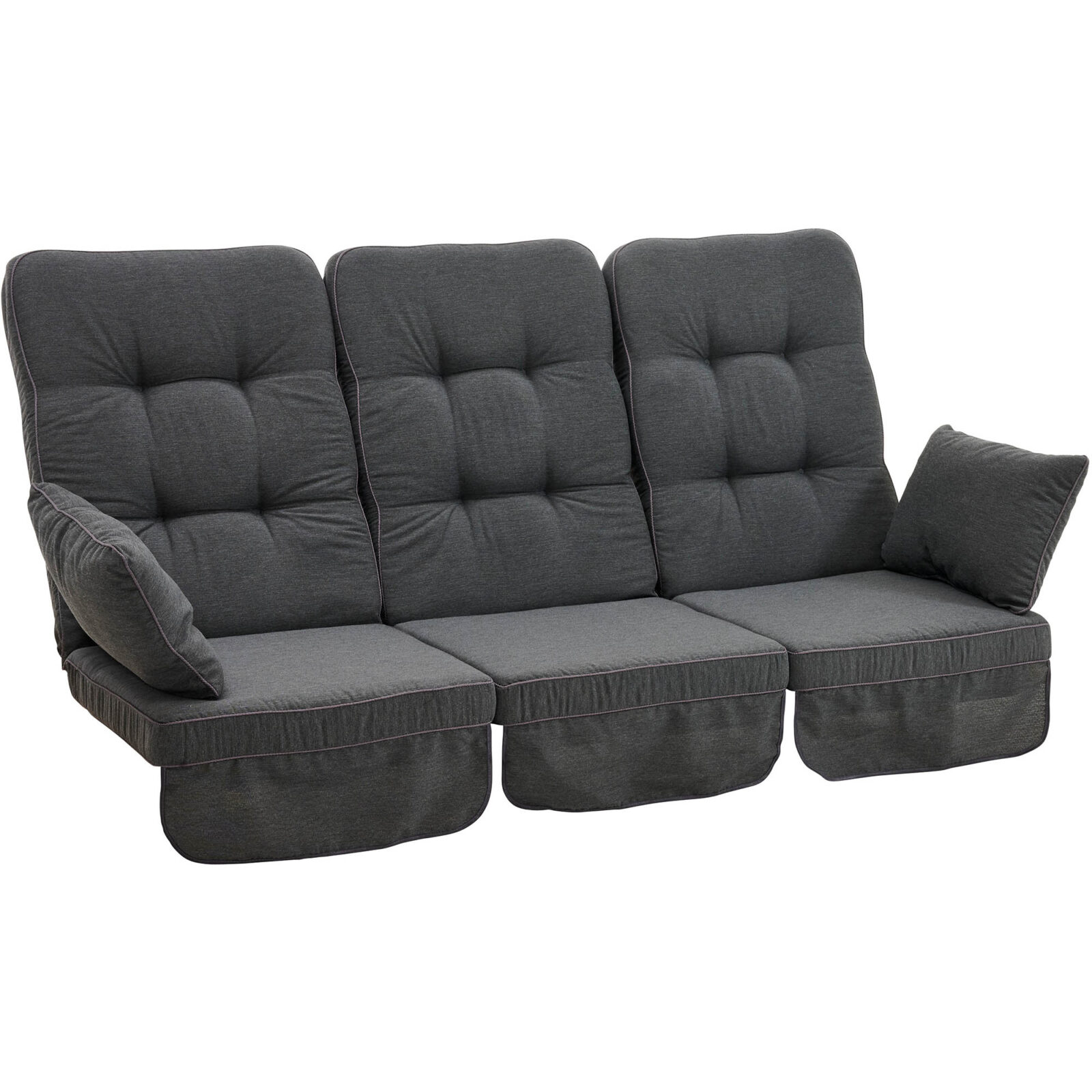 Softa Delux hammockdynor hög rygg - antracit bomull/polyester