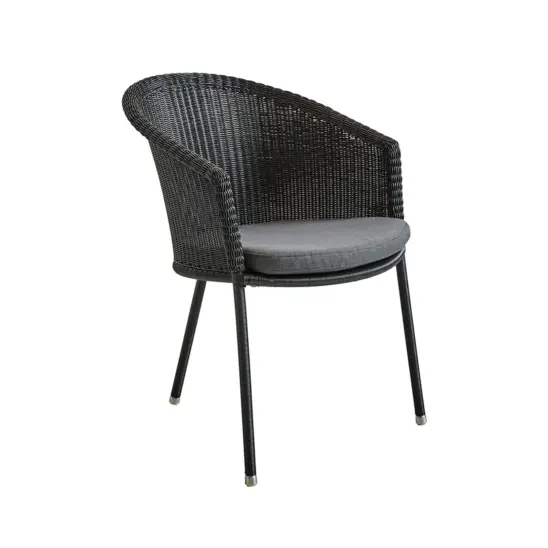 Trinity karmstol grafitgrå inkl. dyna