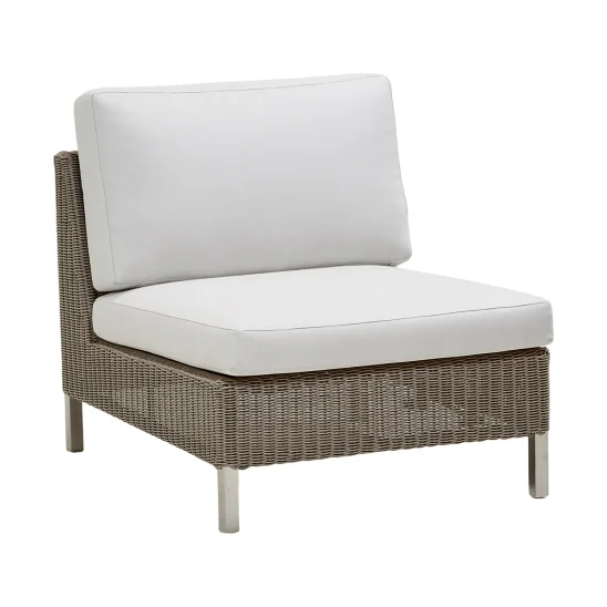 Connect mittdel taupe inkl. vit dyna