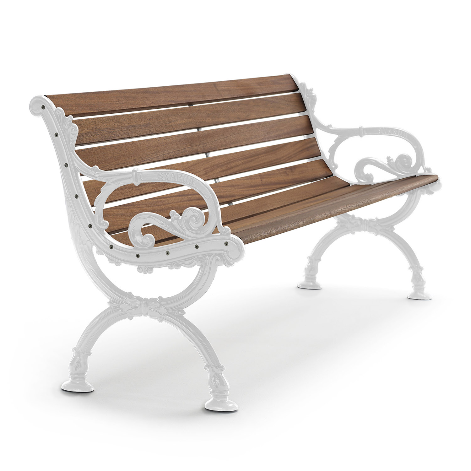 Product Image for Byarum soffa vitlackad 155 cm