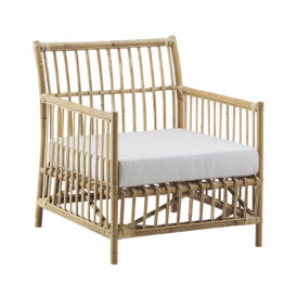 Caroline fåtölj rotting natur inkl. dyna