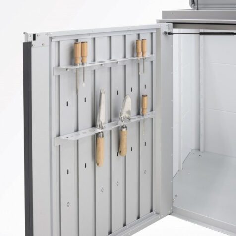 Verktygshållare för montering på dörr för Highboard förvaringsbox