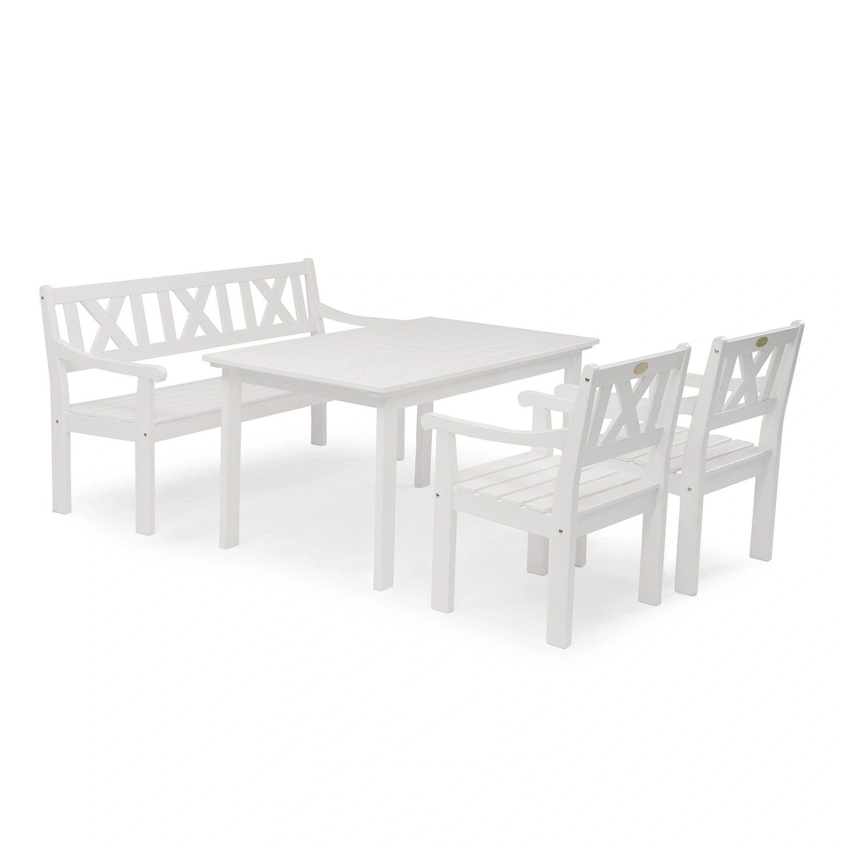 Product Image for Läckö matgrupp vit - 1 soffa, 2 fåtöljer