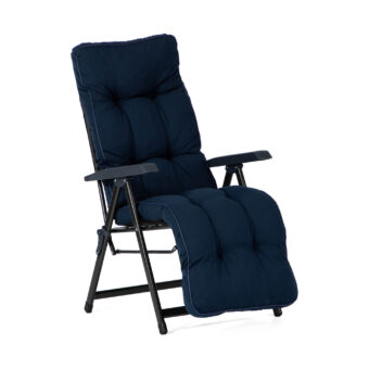 Baden-Baden vilstol med dyna - blå