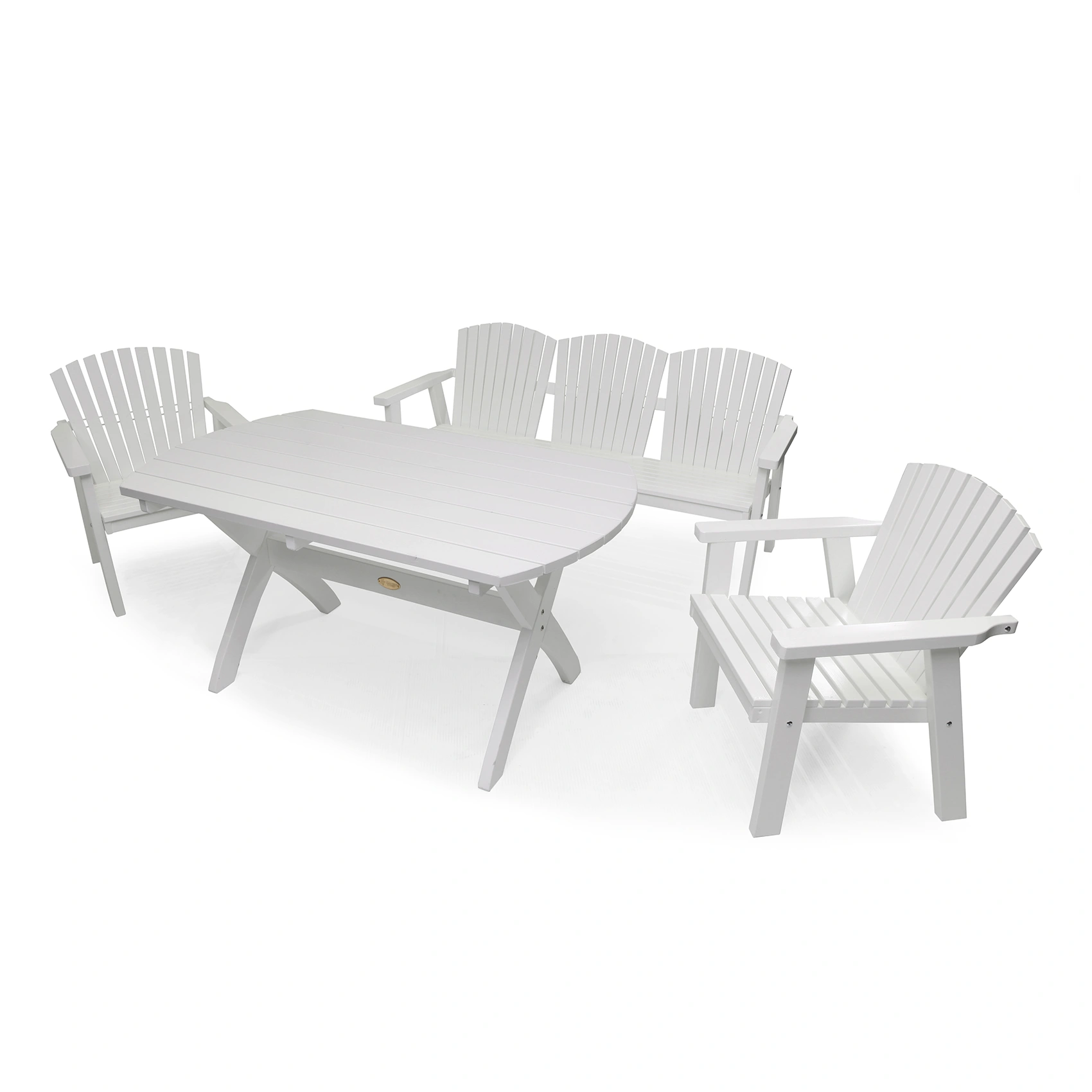 Product Image for Solvik matgrupp vit - 2 fåtöljer, 1 soffa, 182x80 cm