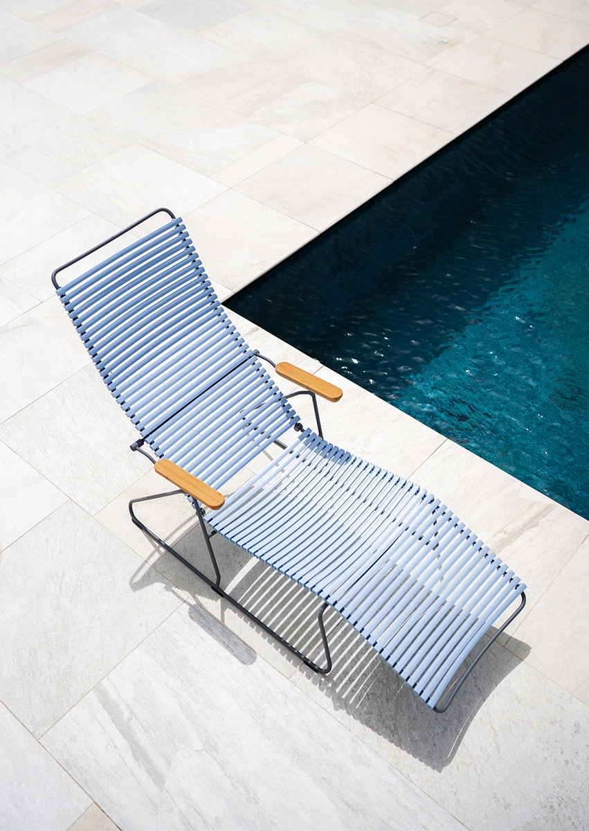 Click däckstol duvblå