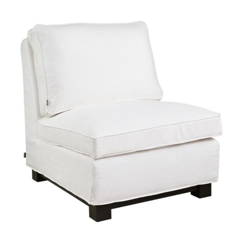 Town fåtölj i tyget linen white.