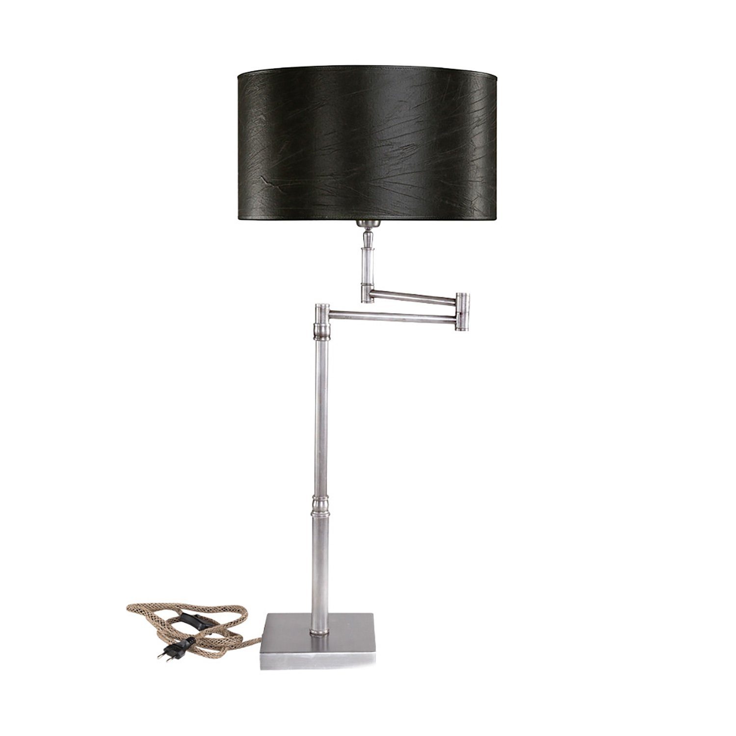 Pewter Swing lampfot shiny