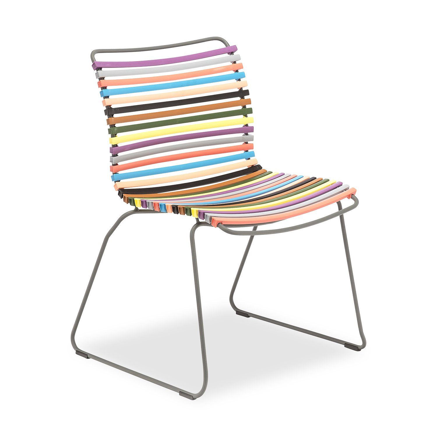 Click matstol i multifärgat från Houe.