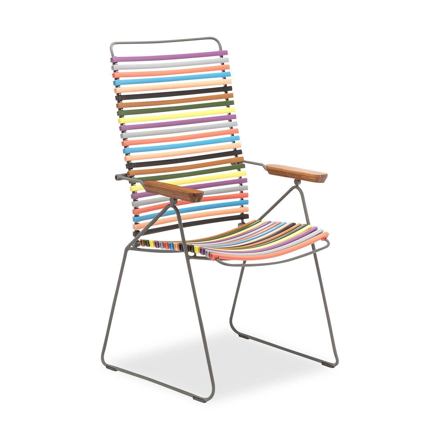 Click positionsstol från Houe i multifärgat.