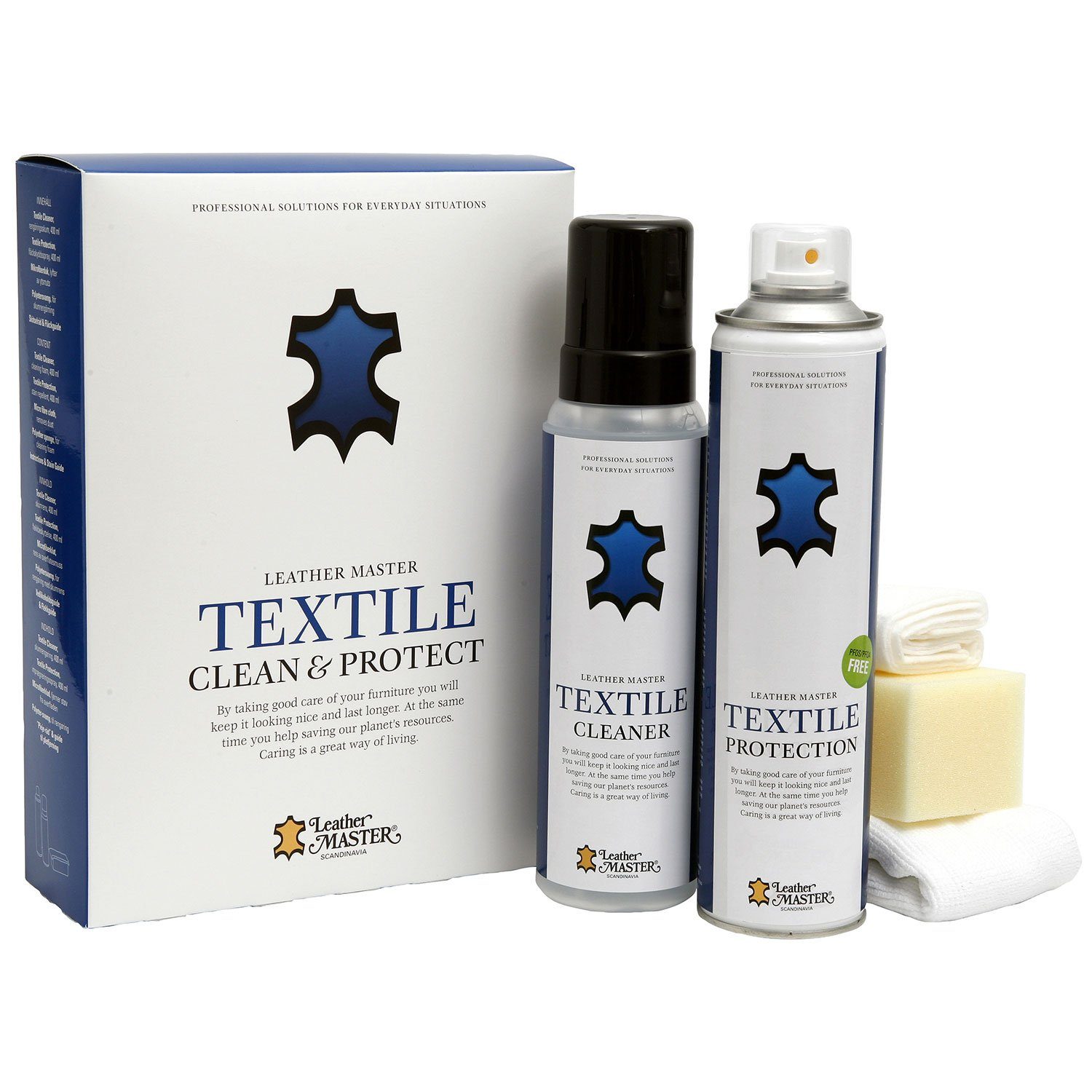 Textile Clean & Protect från Leather Master.