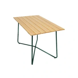 B25A bord oljad furu / mörkgrön 120×70 cm