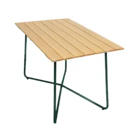 B25A bord oljad furu/mörkgrön 120×70 cm