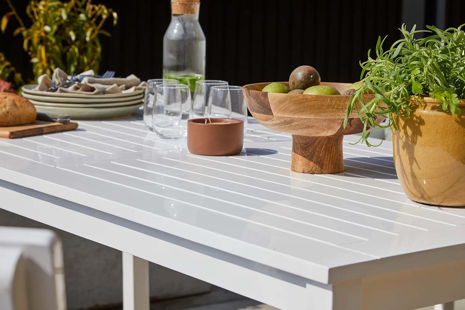 Rosenborg bord vit 165x80 cm