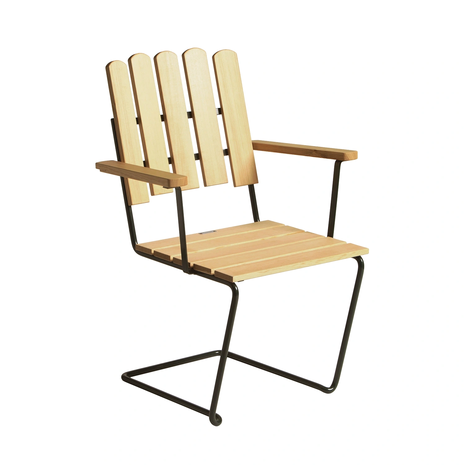 A2 fåtölj oljad furu/mörkgrön - Bild 8